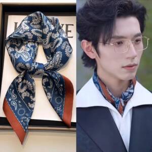 Women Paisley Print Scarf Fashionable Comfortable Floral