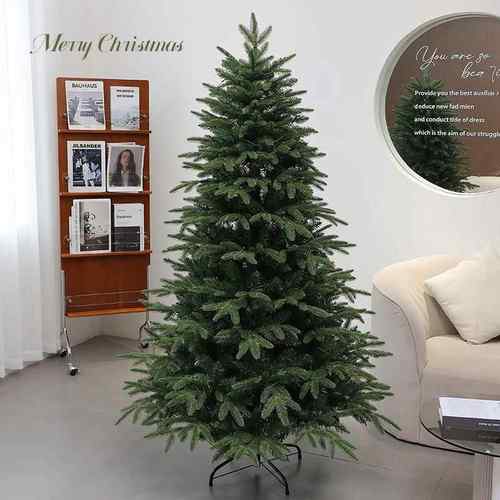 圣HTI树家用大型诞加密1.5景装饰场圣诞节绿色大米型1.8/2.1米发