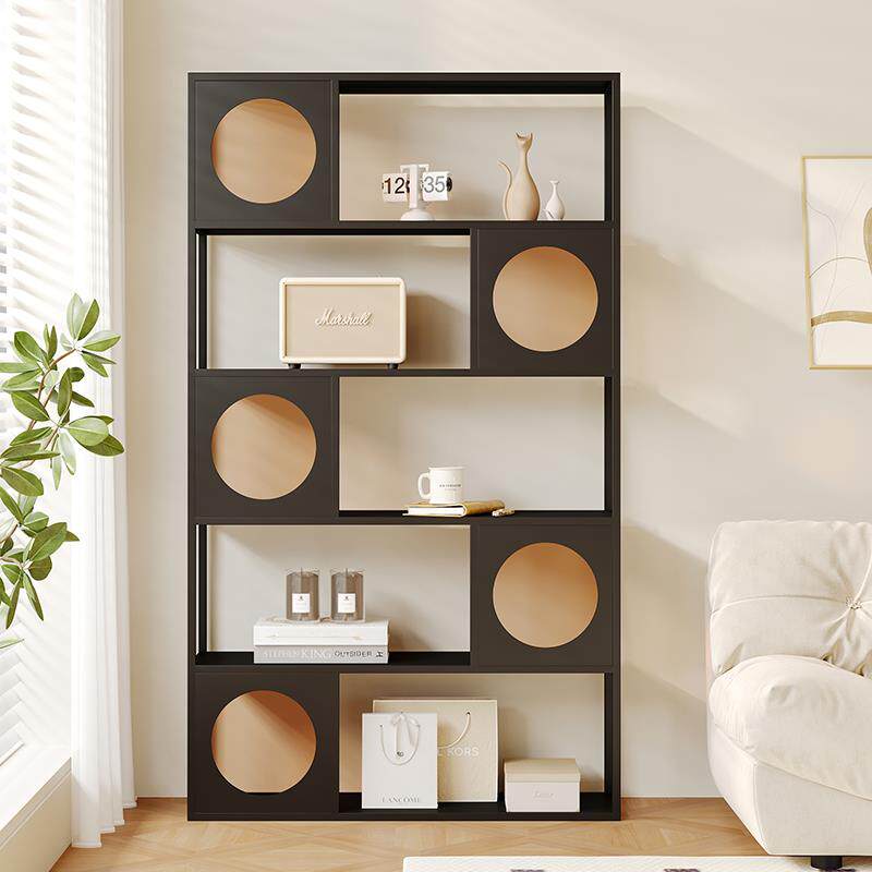 法式铁质书架集成壁挂式客厅隔断简约现代家居多层储物落地式储物