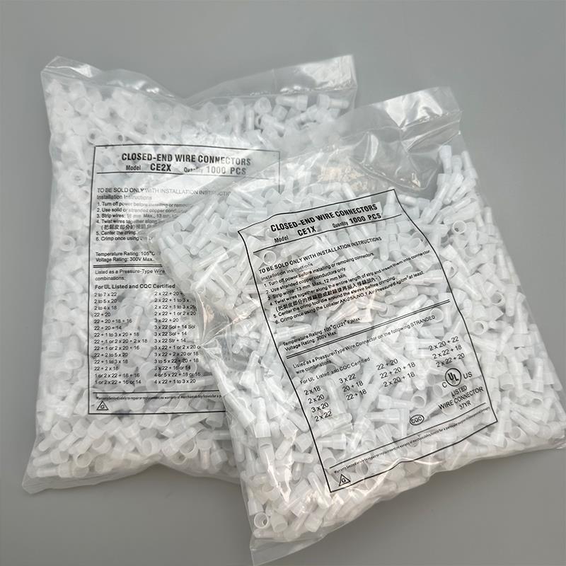 Ce-1X 2X 5X压接帽闭合端子接头喷嘴线快速端子座端子帽并联端子