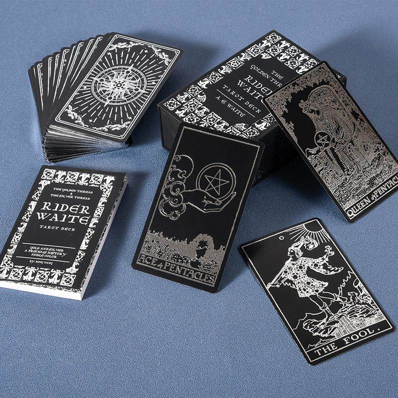 银线莱德韦特塔罗牌英文版教程入门桌布初学者维特Tarot