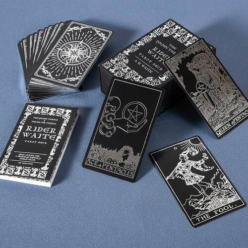 银线莱德韦特塔罗牌英文版教程入门桌布初学者维特Tarot