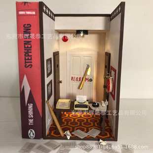 shining书 灵 book模型立体 闪角spooky新款 nook theshelf