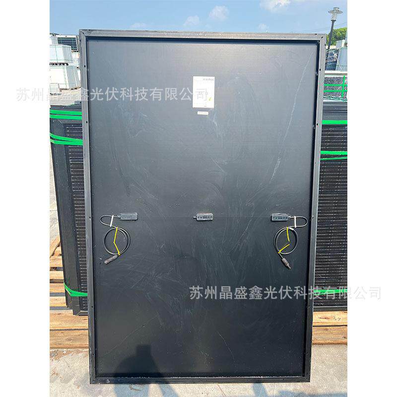 单板晶400瓦全单面黑太阳能光板发电电池板组AC-400MH件伏户用电