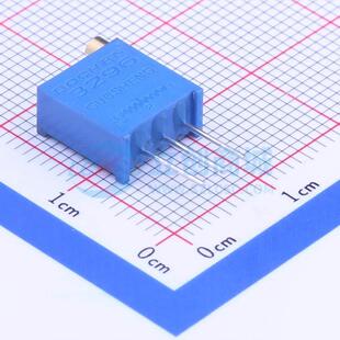 可调电阻/电位器 3296W-1-103 插件 10kΩ ±10% RES-ADJ-TH_3P
