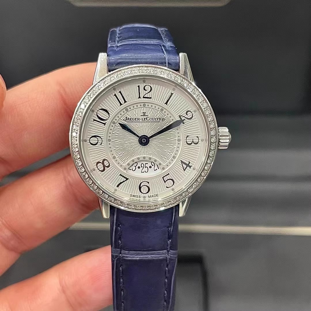 [9.8新]积家约会手表原镶钻石英日历女款表3408530表径29mm