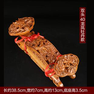 高档正红饰木如意宗家装客厅木雕装品门厅迁入新家开幕礼大品