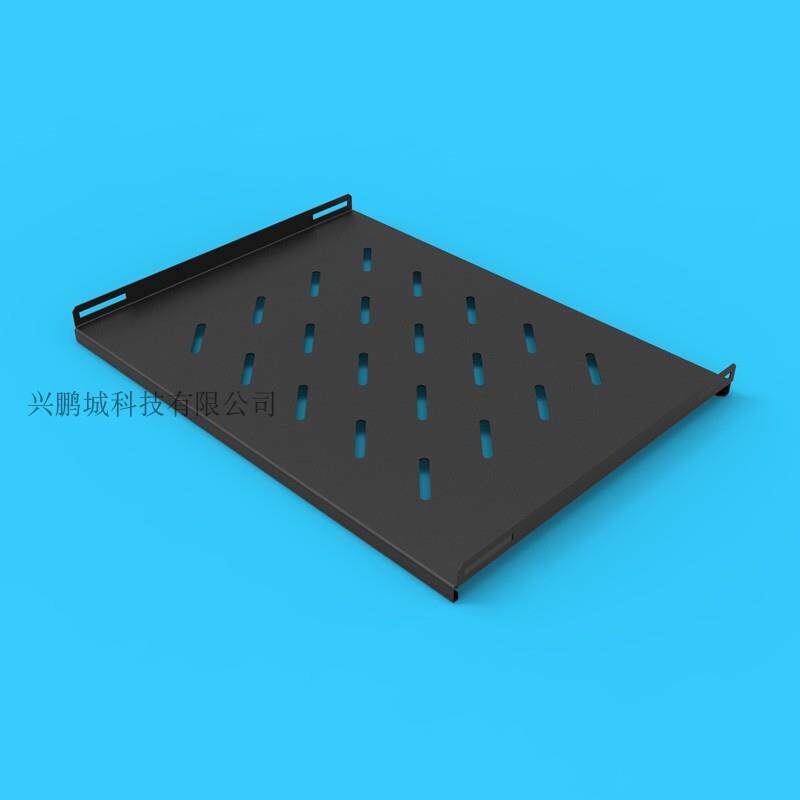 羽烁机柜托盘黑色加厚隔板600深800深1米深隔板钢制促销送螺丝