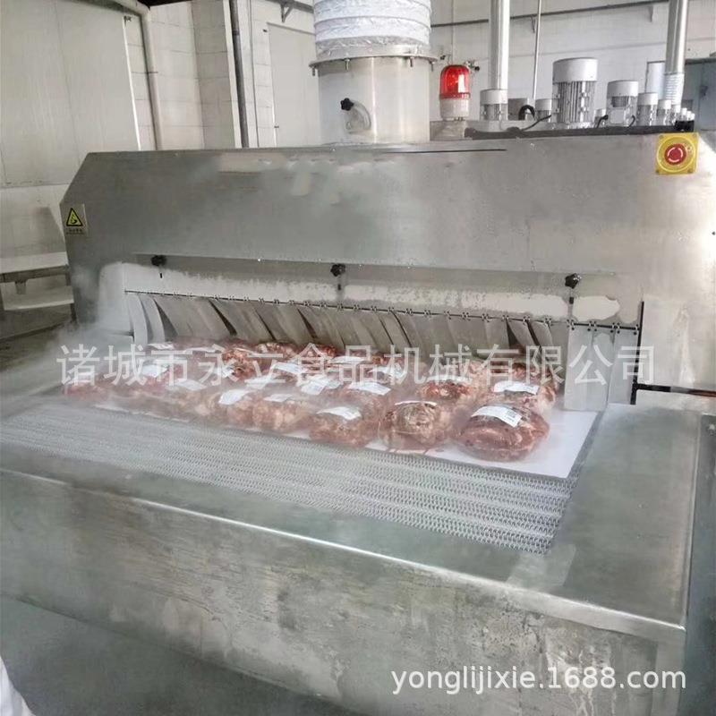 澳龙液氮速冻机隧道式液氮制冷设备大龙虾快速冷冻机