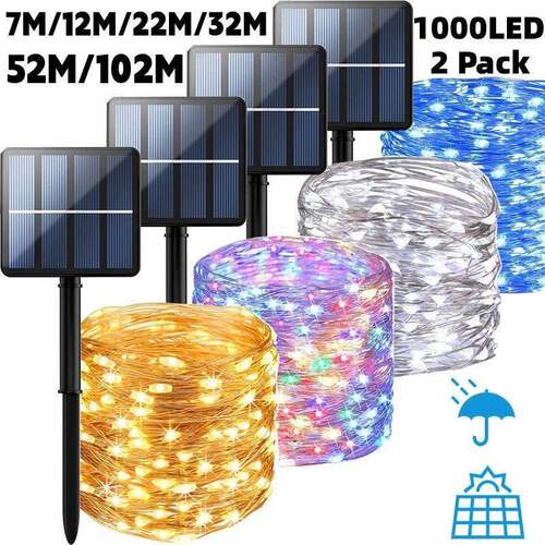 102M/52M/32m/22m/11m/7m太阳能LED灯户外彩绘水