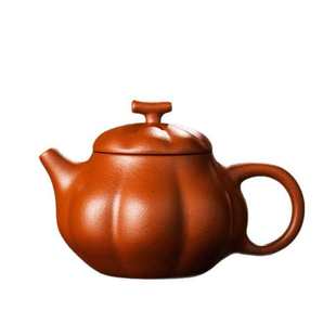 朱泥南瓜茶壶泡茶家用小冲泡带盖定制功夫单壶代发 茶壶紫砂壶套装