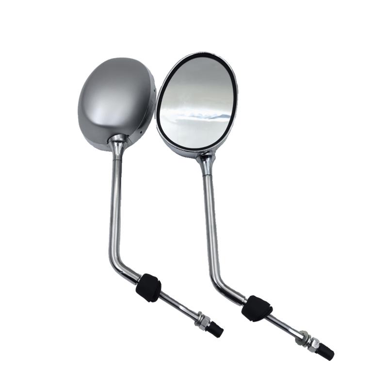 标致摩托车后视镜镀铬镜姜戈QP150T-C反光镜DJANGO SBC/LCT灰色