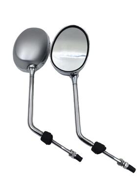 标致摩托车后视镜镀铬镜姜戈QP150T-C反光镜DJANGO SBC/LCT灰色