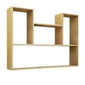 创意墙上置物架免打孔墙面壁挂墙架卧室储物隔板书架装 饰壁柜吊柜