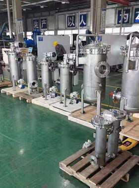 LFD-2-15P井水预处理水过滤器 立式碳钢固液分离袋式过滤器