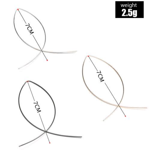 Fashion simple fishing line earrings handmade earrings