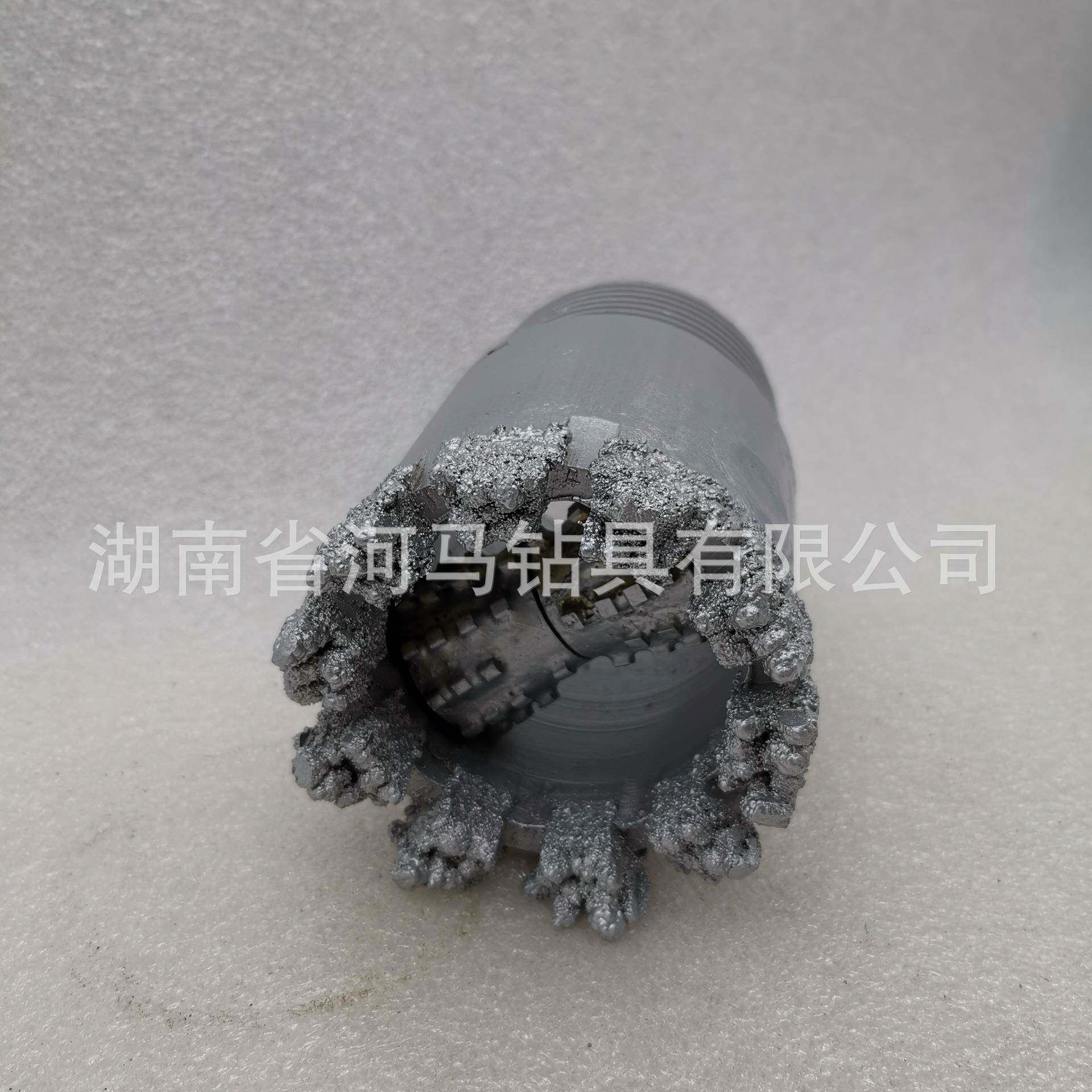 厂家直销75无芯带滚轮金刚石复合片pdc钻头矿山开采大理石切割