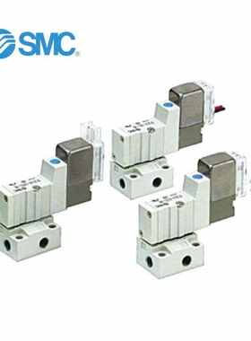 SMCSYJ300系列3通电磁阀/先导式弹性密封底板配管型单体阀SYJ314M