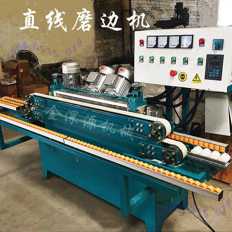 门窗晶钢门橱柜门衣柜门金钢门玻璃卧式直线倒角机修边机磨边机