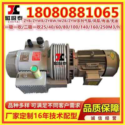 ZYB160A真空压力复合气泵/风泵7.5KW水处理印刷旋片泵真空气泵