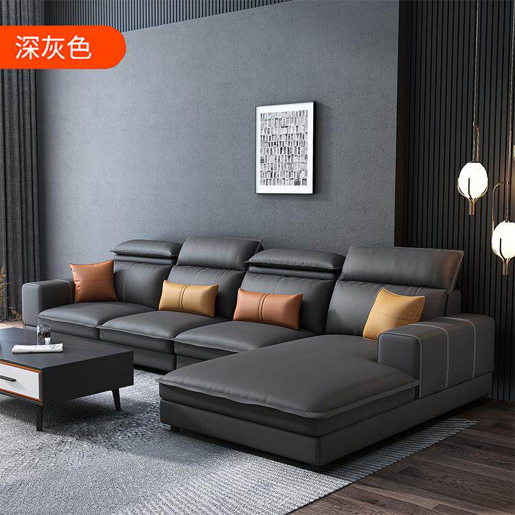 涵木轩客厅科技布沙发功能7字Ｕ型组合大小户型客厅卧室软体沙发
