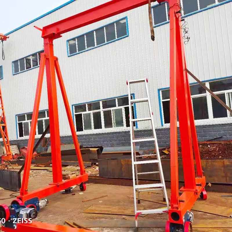 工厂出售电动无轨龙门架动小型移向万轮简易龙门架GGJ手推门式龙