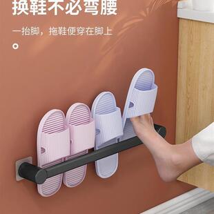 bathroom slipper rack wall mounted toilet shoes storage arti