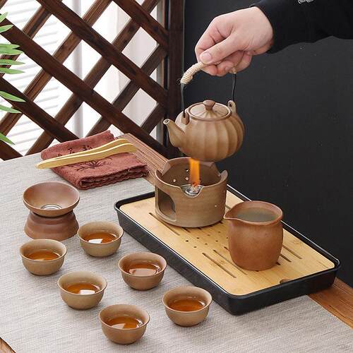 便携围炉煮茶套装户外露营煮茶壶车载旅行整套功夫茶具广告礼品