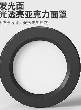 新款直销家用led嵌入式筒灯黑色筒灯店铺商用天花灯4寸12公分过道
