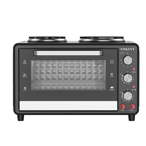 110V美规家用电烤箱35L大容量烤箱烘焙蛋挞多功能烤箱Oven