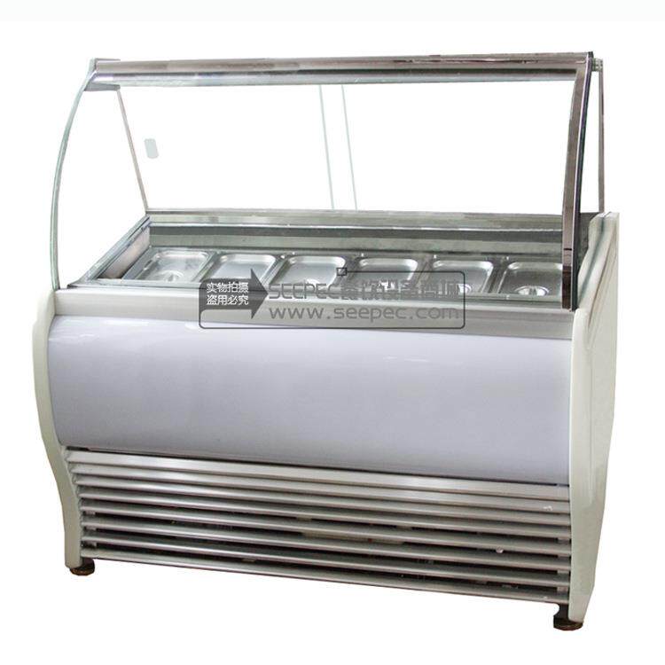 硬质冰淇淋展示柜 手工冰淇淋冰箱 商用冰激凌gelato冷冻展示冰柜