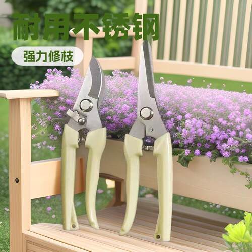 Stainless Steel Garden Pruning Shears, Multifunctional Fruit