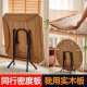 叠子餐桌家用小户型1出0人租房方API桌实木简易客厅圆形吃饭桌折