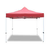 批发3 户外摆摊遮阳红色帐篷展销折叠帐篷 3米自动架广告帐篷