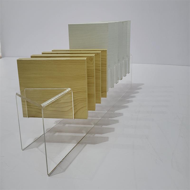 瓷砖小样木地板铝扣板亚克力展示架色板色卡石材样板展架岩板架子