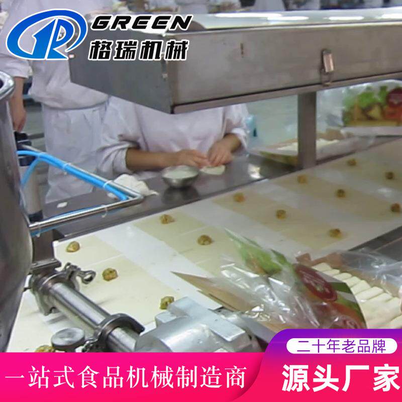 越南春卷生食油炸面食春卷皮生产线报价自动不锈钢春卷皮生产线