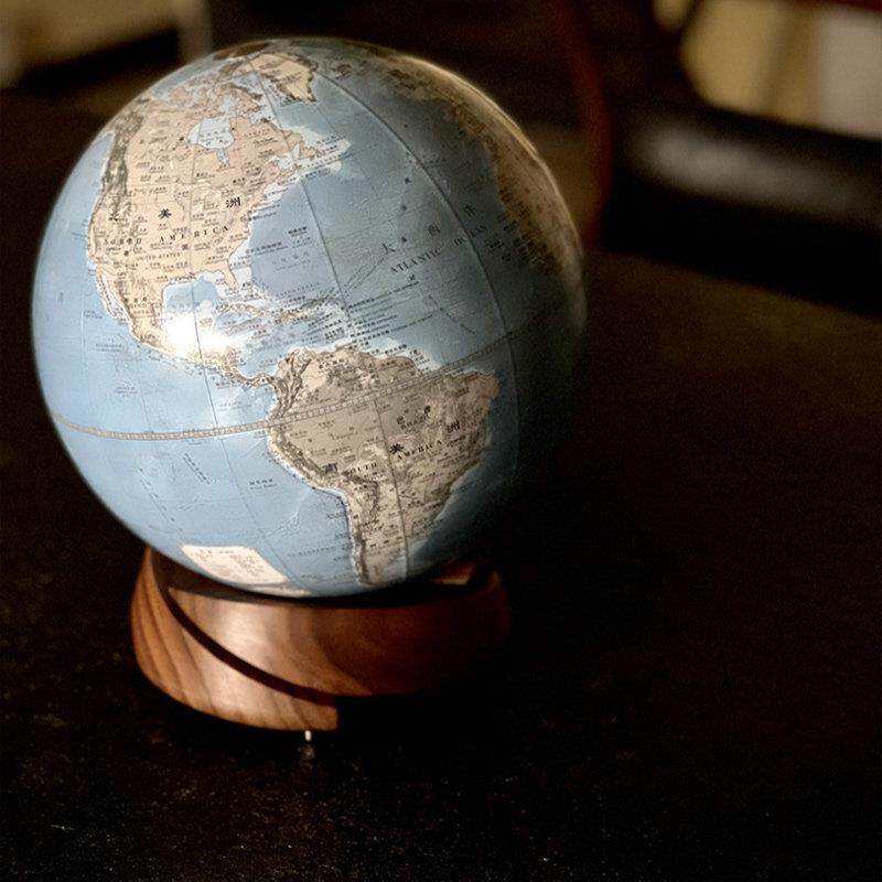 HomelyGlobe宏微地球书房客厅办公室摆件手工地球仪乔迁商务礼物
