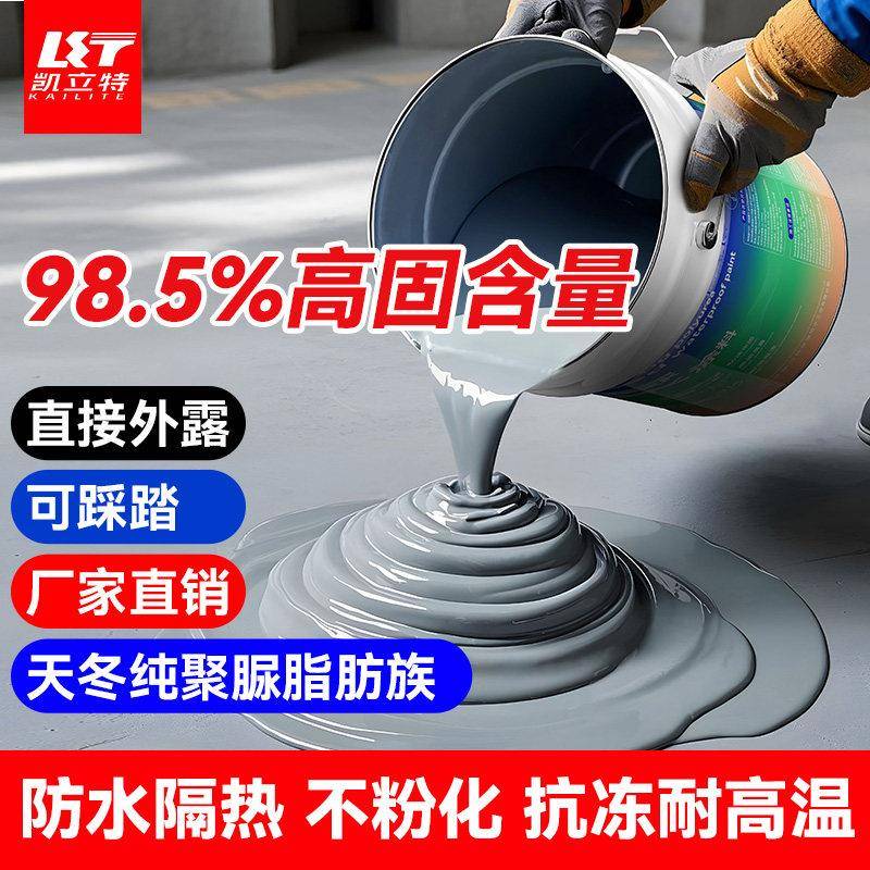 凯立特天冬聚脲防水涂料屋顶漏水顶楼防漏堵漏裂缝水池泳池防腐