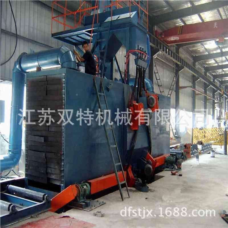 轨道通过抛丸清理丸机 h型钢抛丸清理机 钢构抛清理机 675供厂家