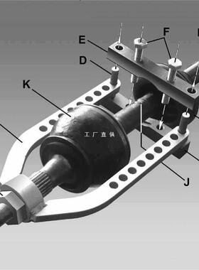 9YW汽车球笼万向拆卸器半轴球笼工具球笼拉马 拉玛 9孔囚笼拆卸工