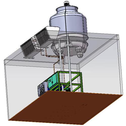 20kw, -80°C复叠机组用于真空镀膜或金属处理，如低温装配、沾火
