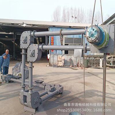 工业粉料管链输送机 效无尘管链输送机 钛精矿管式输送设备