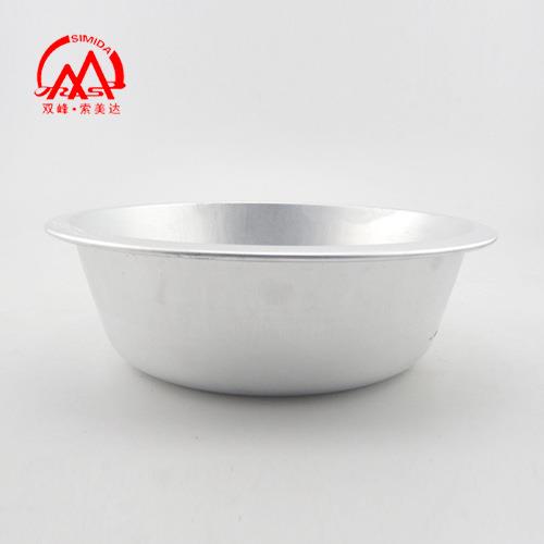 A524铝盆加厚铝老式小铝盆平底家用厨房盆子洗菜盆脸盆铝大盆猫盆