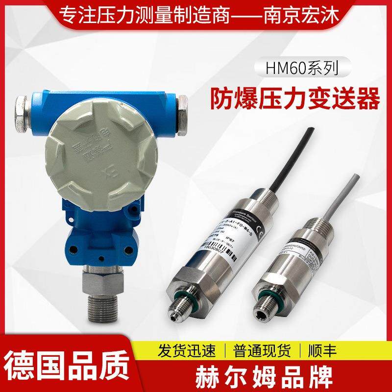 德国汉姆HM60防爆压力传感器 II区4-20mAExdIICT6防爆压力变送器