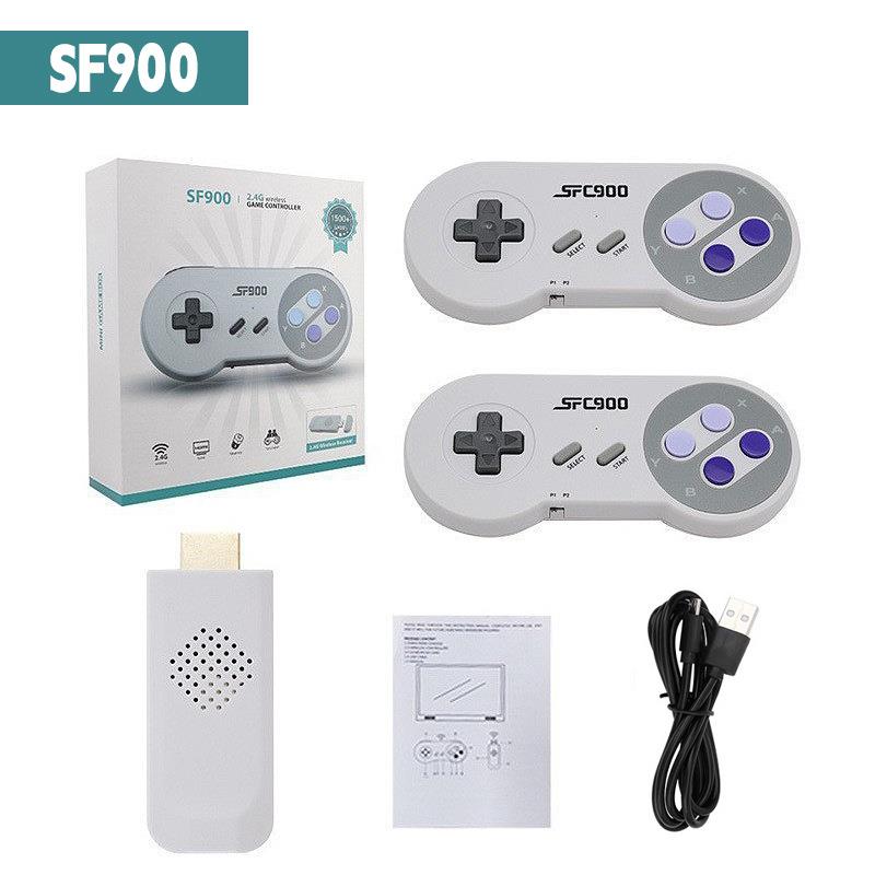 严选工厂SF900高清游戏机SFC电视无线双人内置4700+掌机
