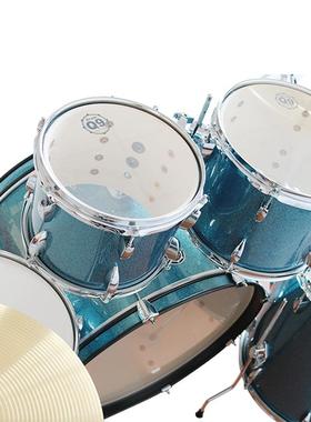 E爵架子鼓成人儿S童士鼓M5鼓3镲4初学者入门练习专HMU业演奏Q9