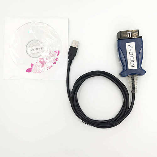 INPA for BMW Switch K+CAN FT232RL蓝色带按压式开关诊断编程线