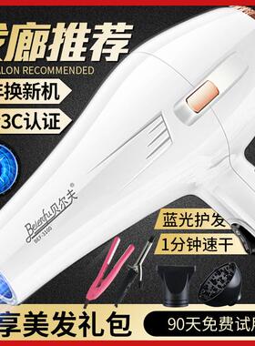 吹风机家用冷热风大功率理髲店专用吹风机大风力不伤发负离子护发