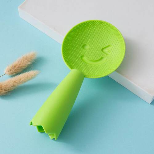 Creative Smiling Face Rice Spoon, Non-Stick Kitchen Rice Sco