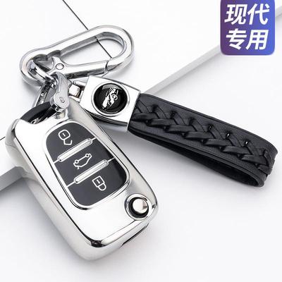 适用起亚K2钥匙套老款k5狮跑福瑞迪佳乐索兰托智跑折叠车包扣男女